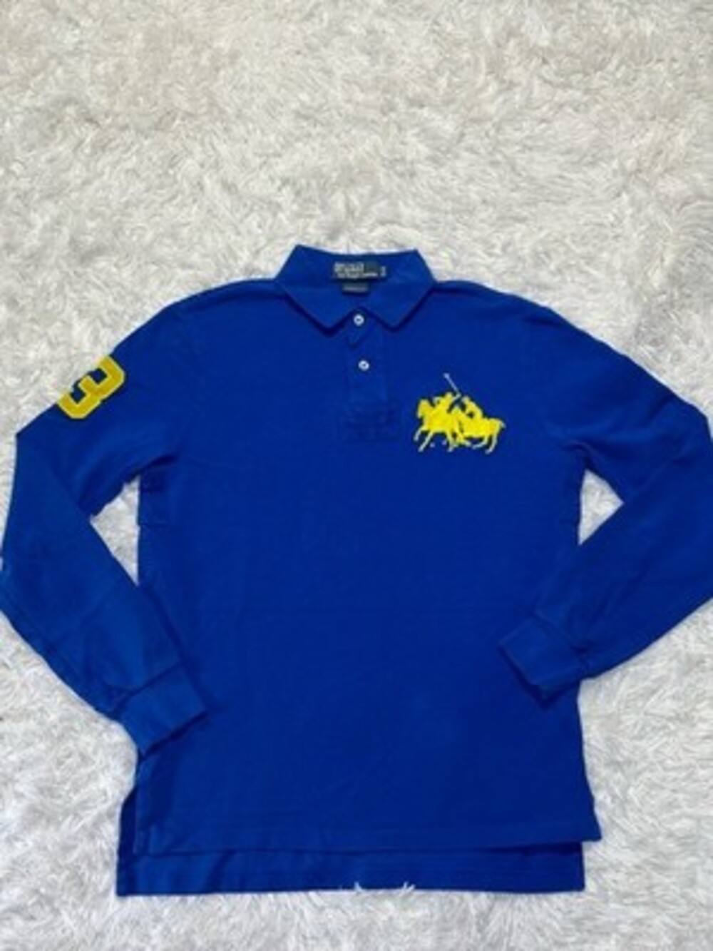 Vintage Set 3 Polo Ralph Lauren Polo Shirts Mens M Big Pony, Double Pony, Plaid - Picture 3 of 4